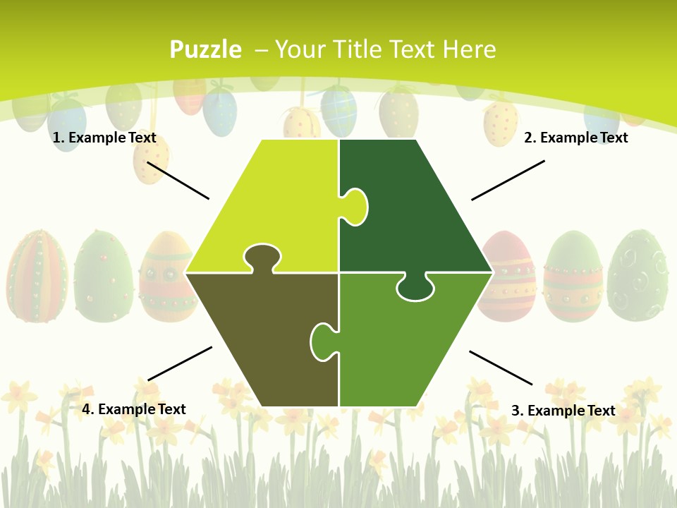Tree Seasonal Easter Egg PowerPoint Template