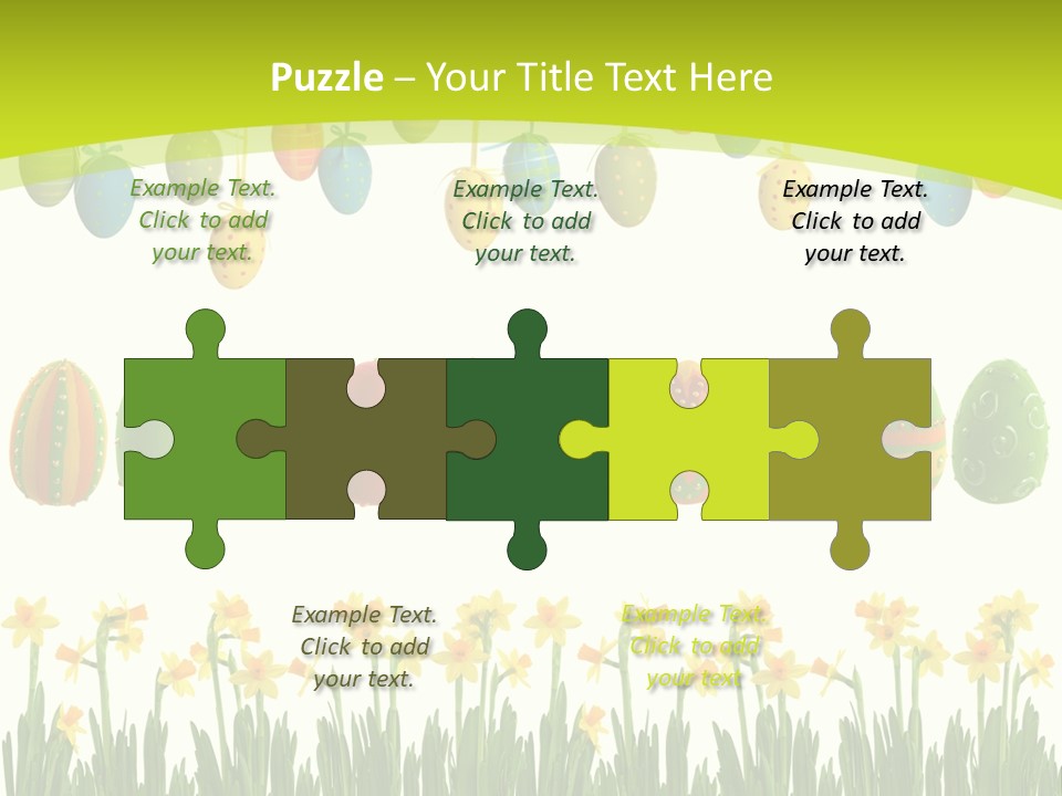 Tree Seasonal Easter Egg PowerPoint Template