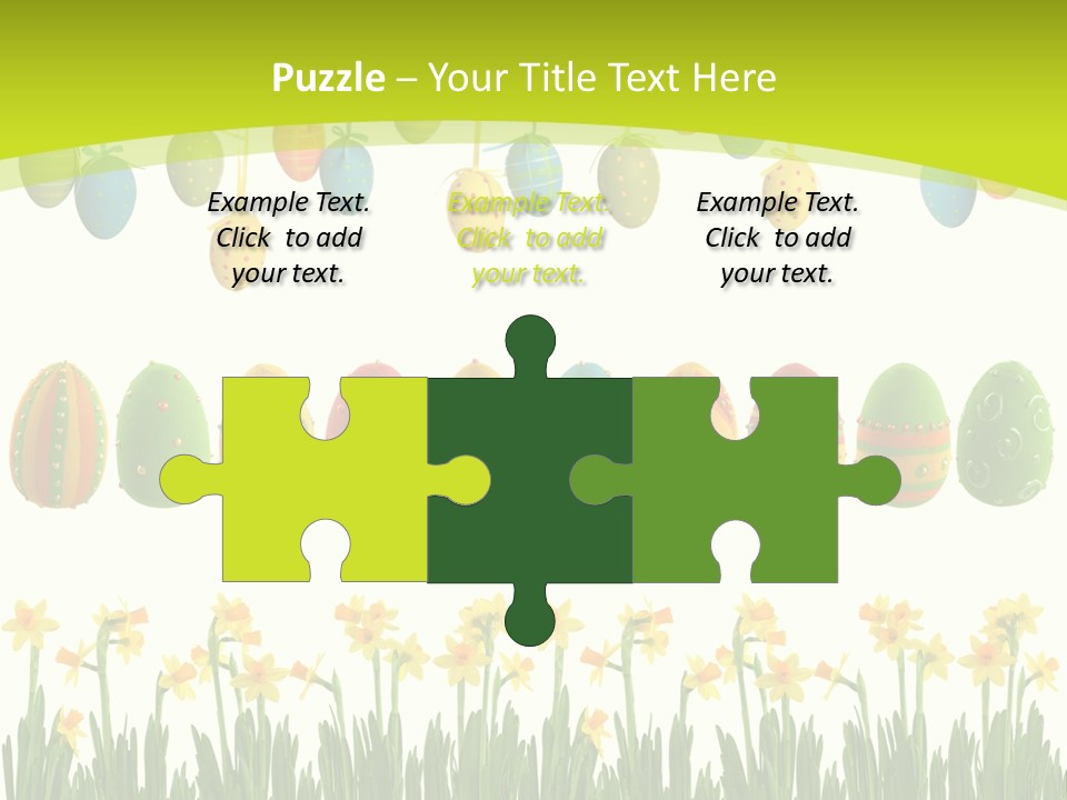 Tree Seasonal Easter Egg PowerPoint Template