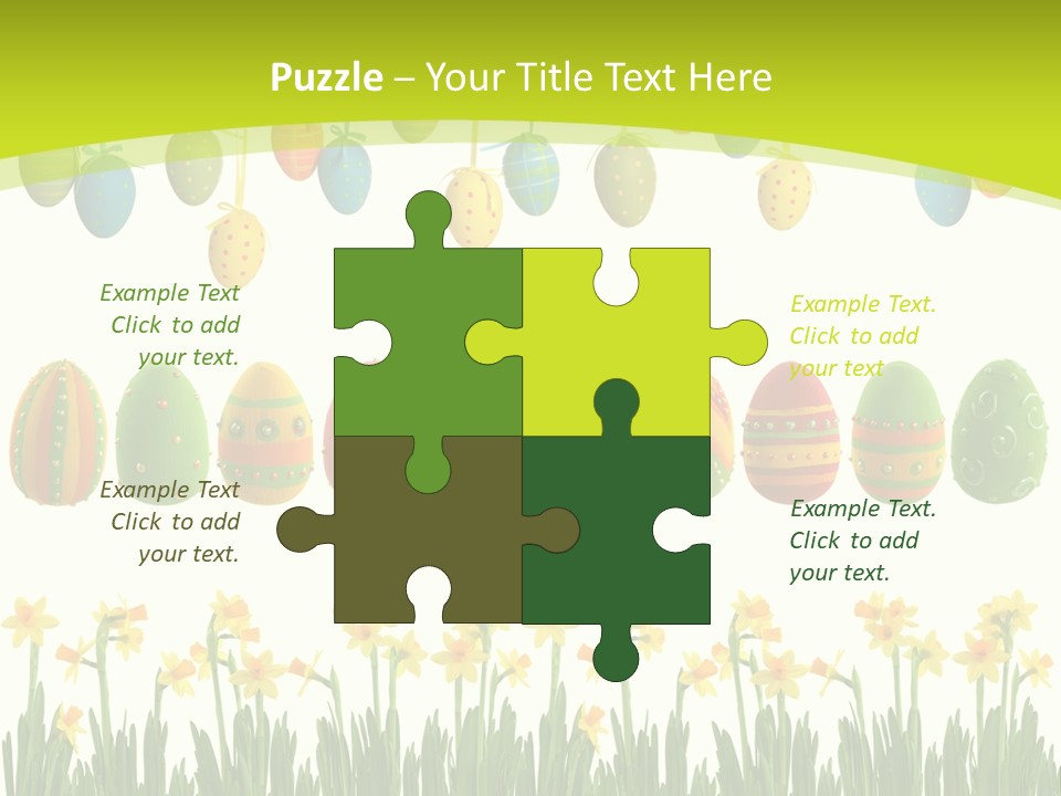 Tree Seasonal Easter Egg PowerPoint Template