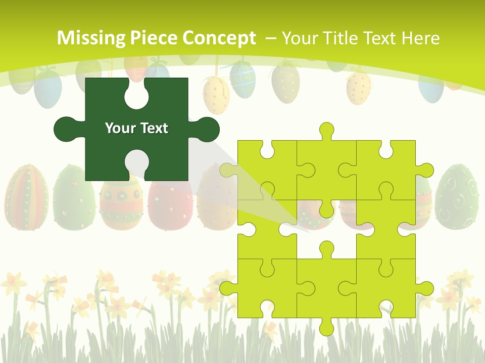 Tree Seasonal Easter Egg PowerPoint Template
