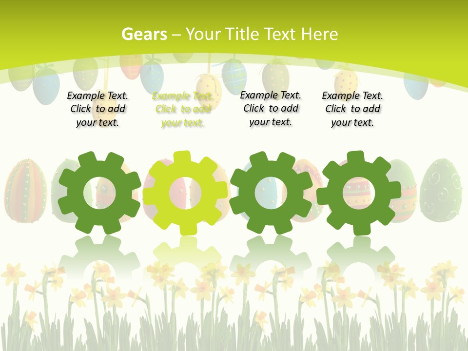 Tree Seasonal Easter Egg PowerPoint Template