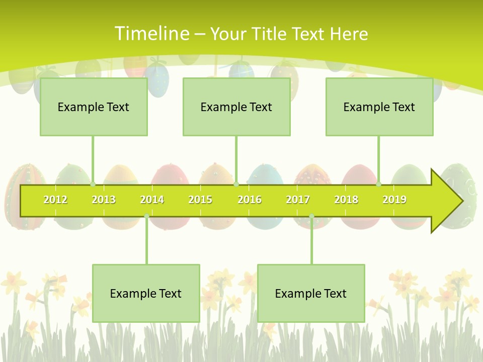 Tree Seasonal Easter Egg PowerPoint Template