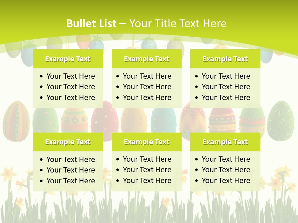 Tree Seasonal Easter Egg PowerPoint Template