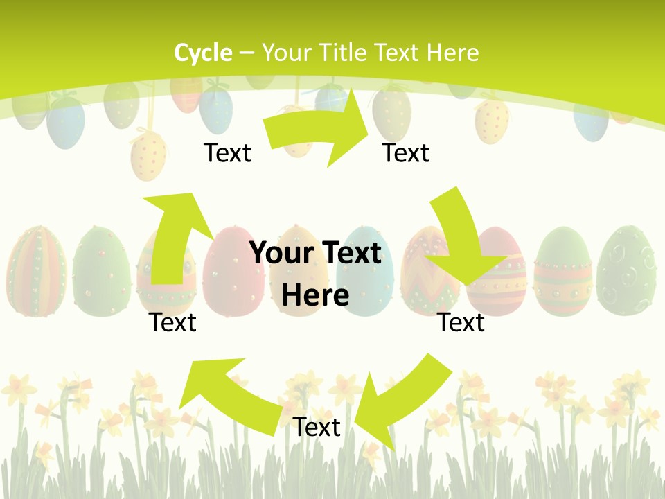 Tree Seasonal Easter Egg PowerPoint Template