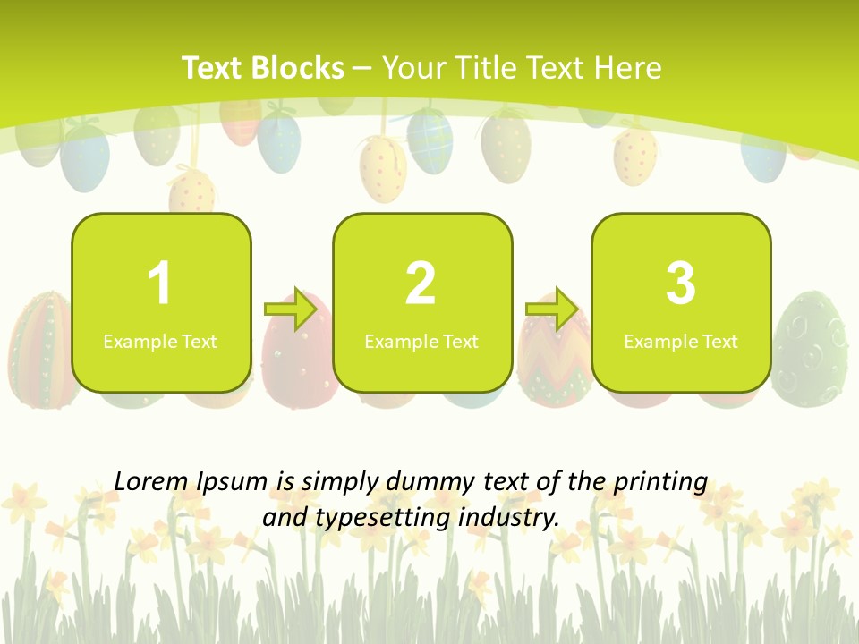 Tree Seasonal Easter Egg PowerPoint Template