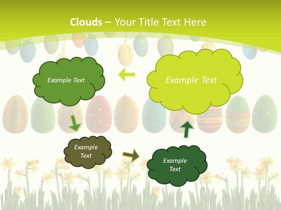 Tree Seasonal Easter Egg PowerPoint Template