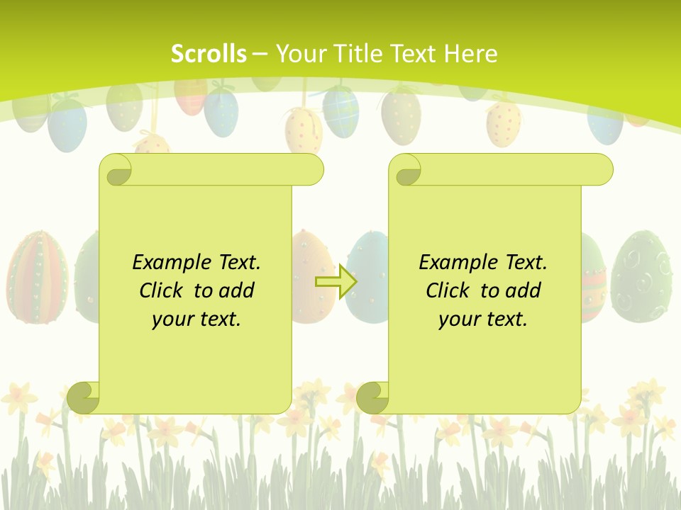 Tree Seasonal Easter Egg PowerPoint Template
