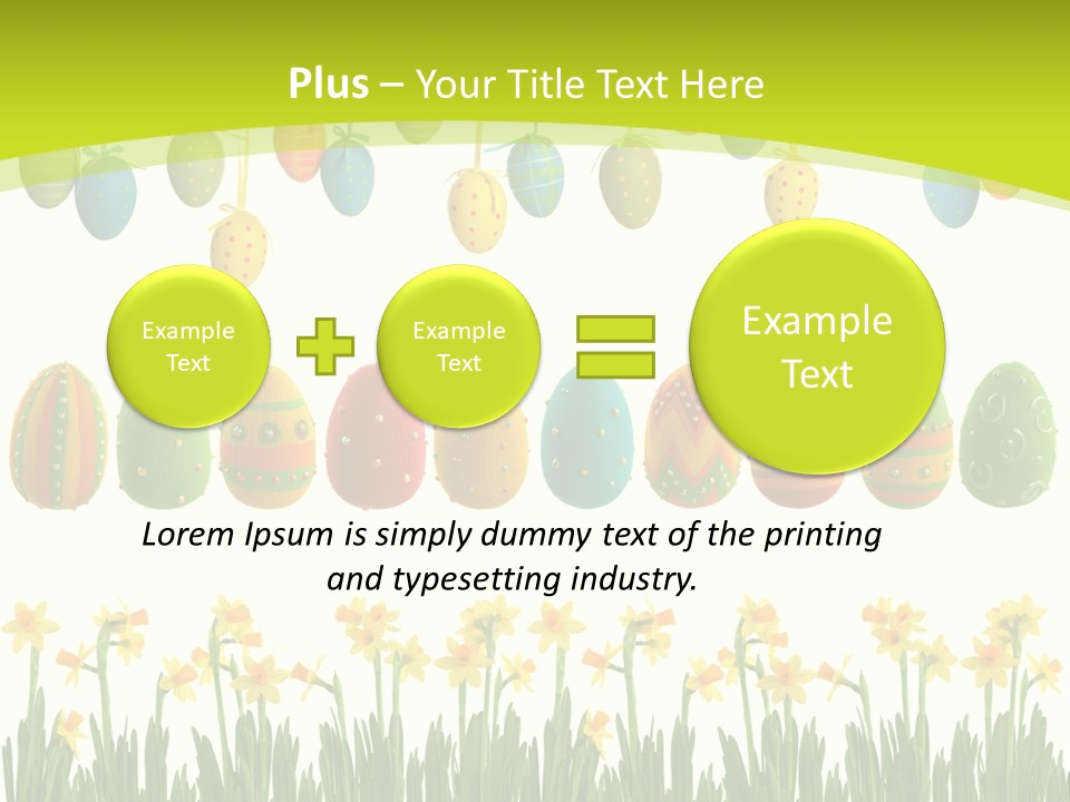 Tree Seasonal Easter Egg PowerPoint Template