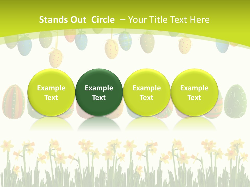 Tree Seasonal Easter Egg PowerPoint Template