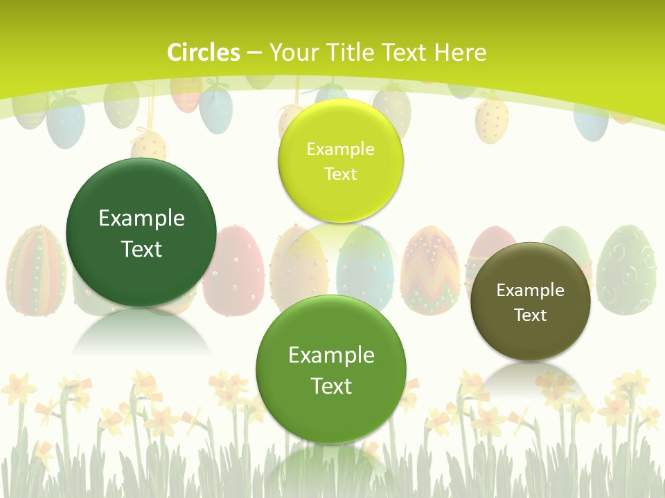 Tree Seasonal Easter Egg PowerPoint Template