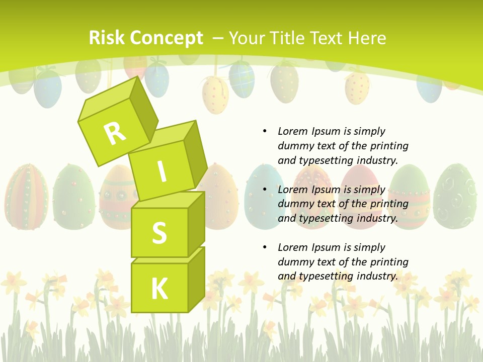 Tree Seasonal Easter Egg PowerPoint Template