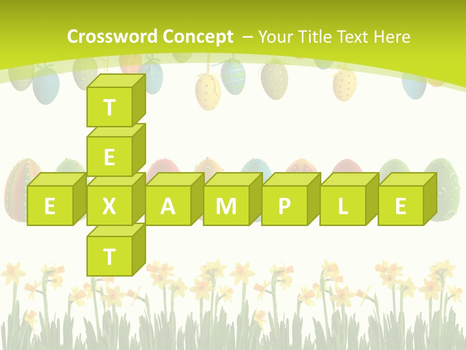 Tree Seasonal Easter Egg PowerPoint Template