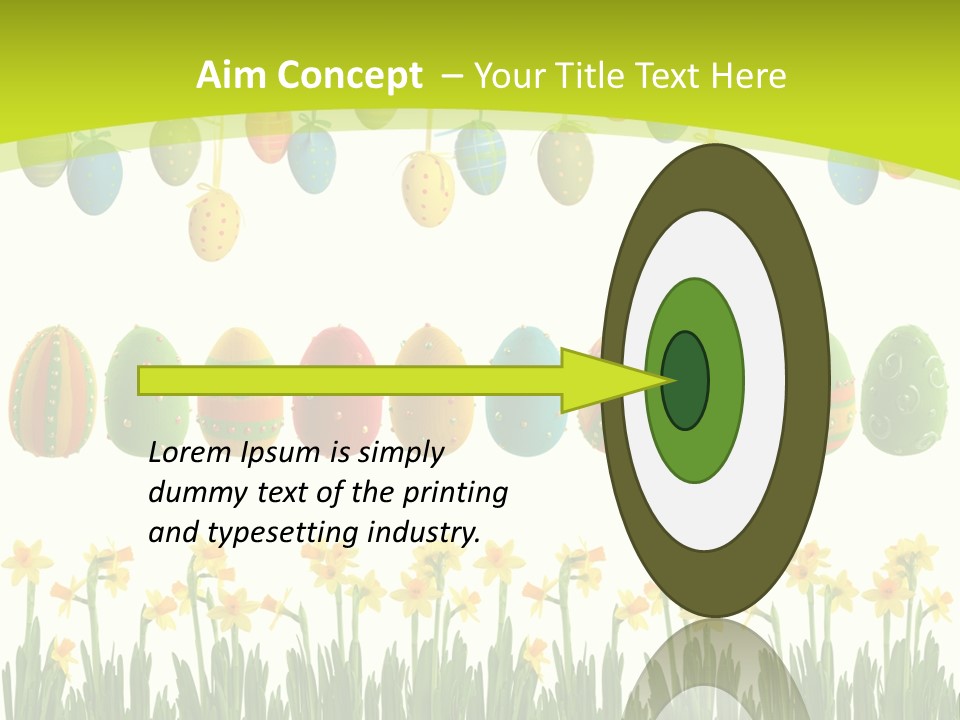 Tree Seasonal Easter Egg PowerPoint Template