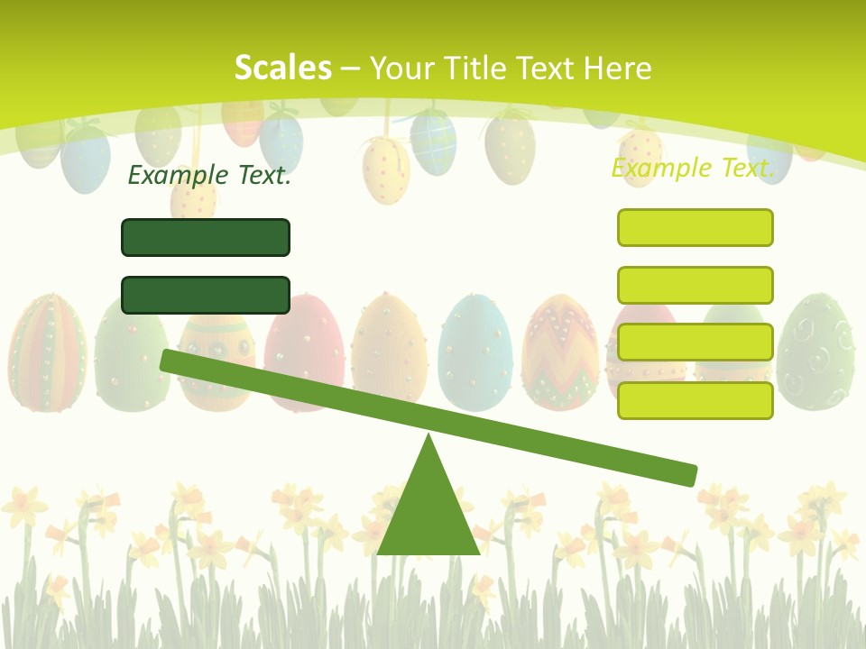 Tree Seasonal Easter Egg PowerPoint Template