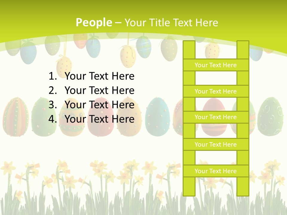 Tree Seasonal Easter Egg PowerPoint Template
