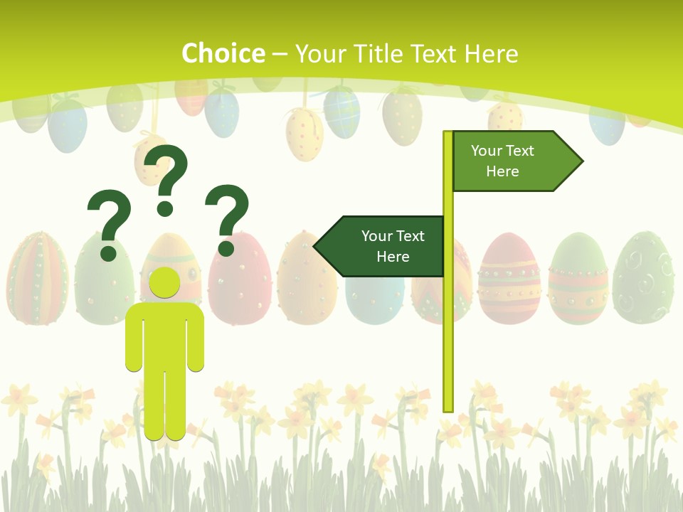 Tree Seasonal Easter Egg PowerPoint Template