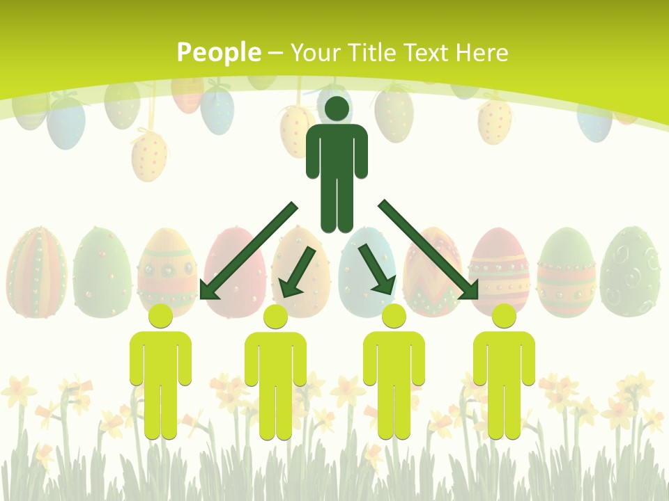 Tree Seasonal Easter Egg PowerPoint Template