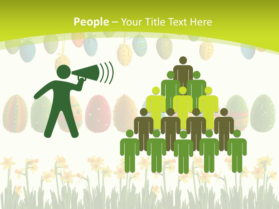 Tree Seasonal Easter Egg PowerPoint Template