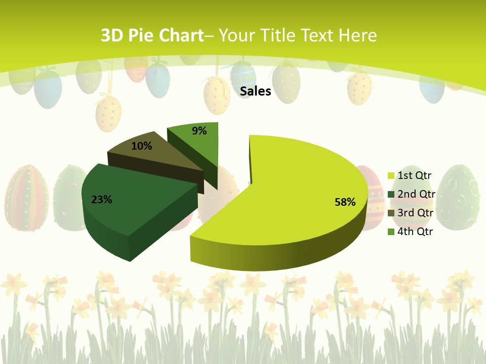 Tree Seasonal Easter Egg PowerPoint Template