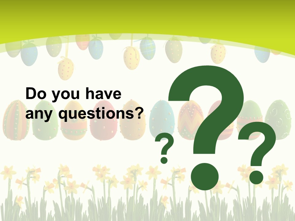 Tree Seasonal Easter Egg PowerPoint Template