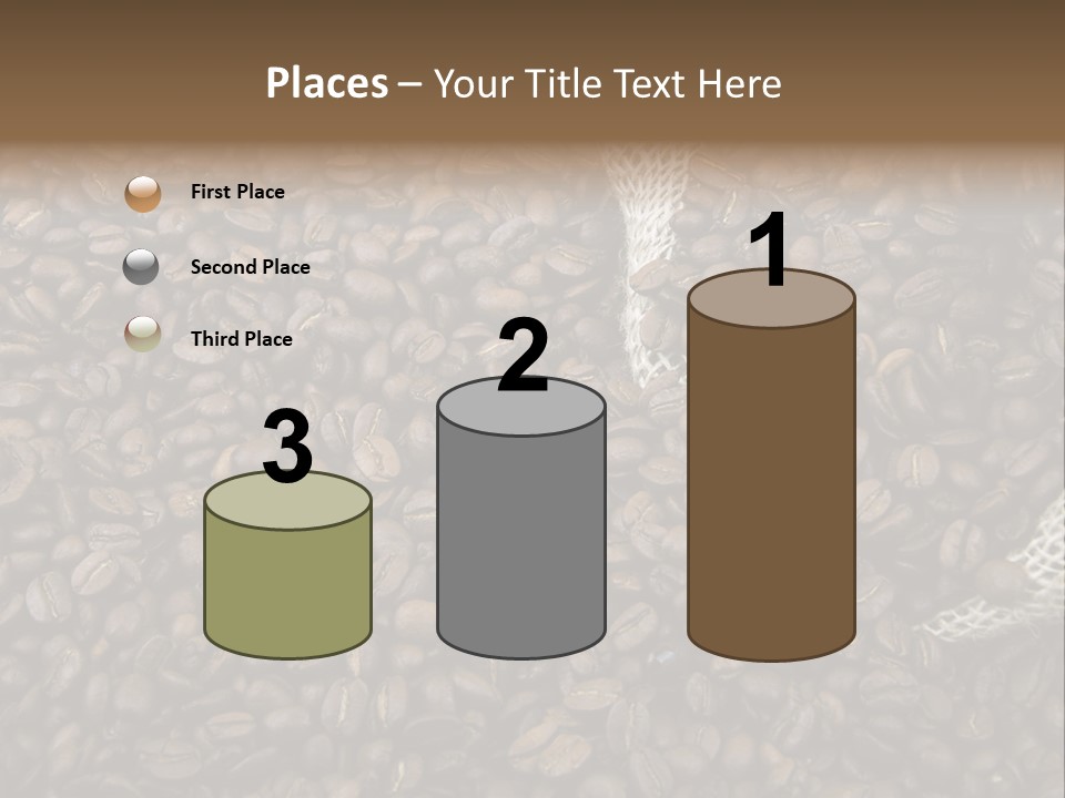 Coffee Beans Bag Roasted PowerPoint Template