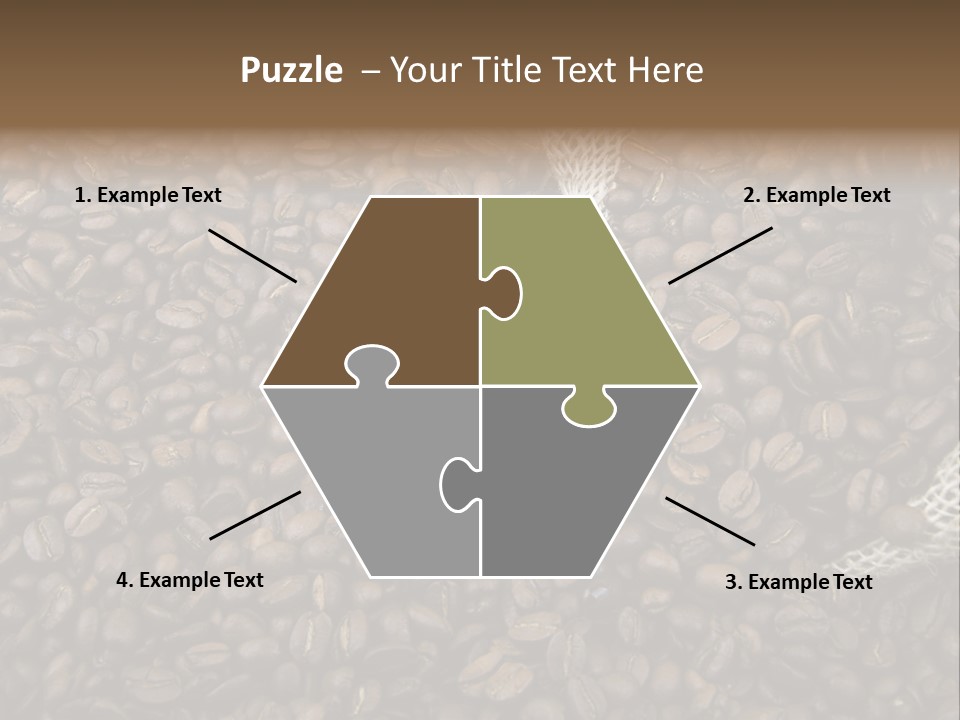 Coffee Beans Bag Roasted PowerPoint Template