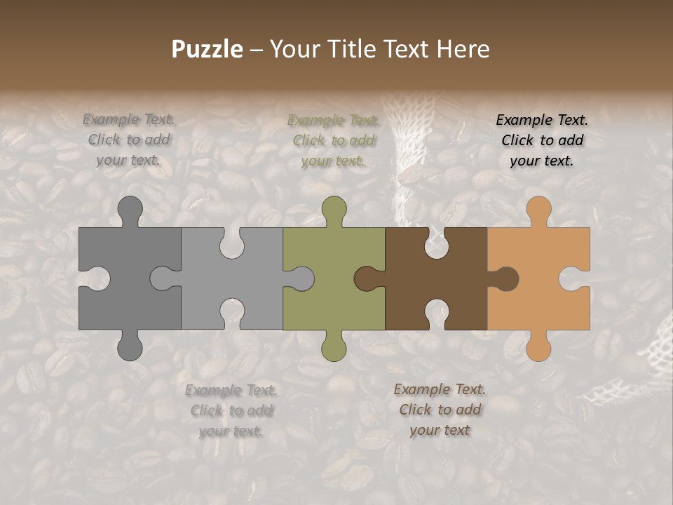 Coffee Beans Bag Roasted PowerPoint Template