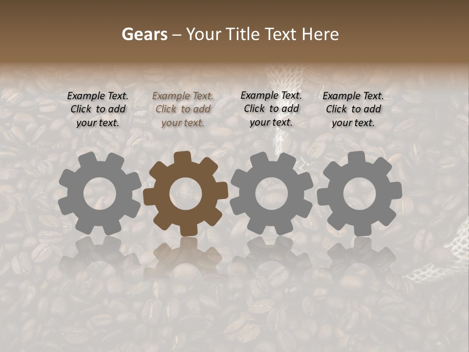 Coffee Beans Bag Roasted PowerPoint Template