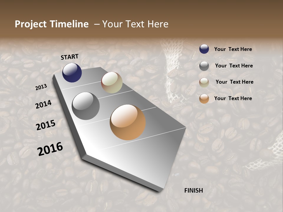 Coffee Beans Bag Roasted PowerPoint Template
