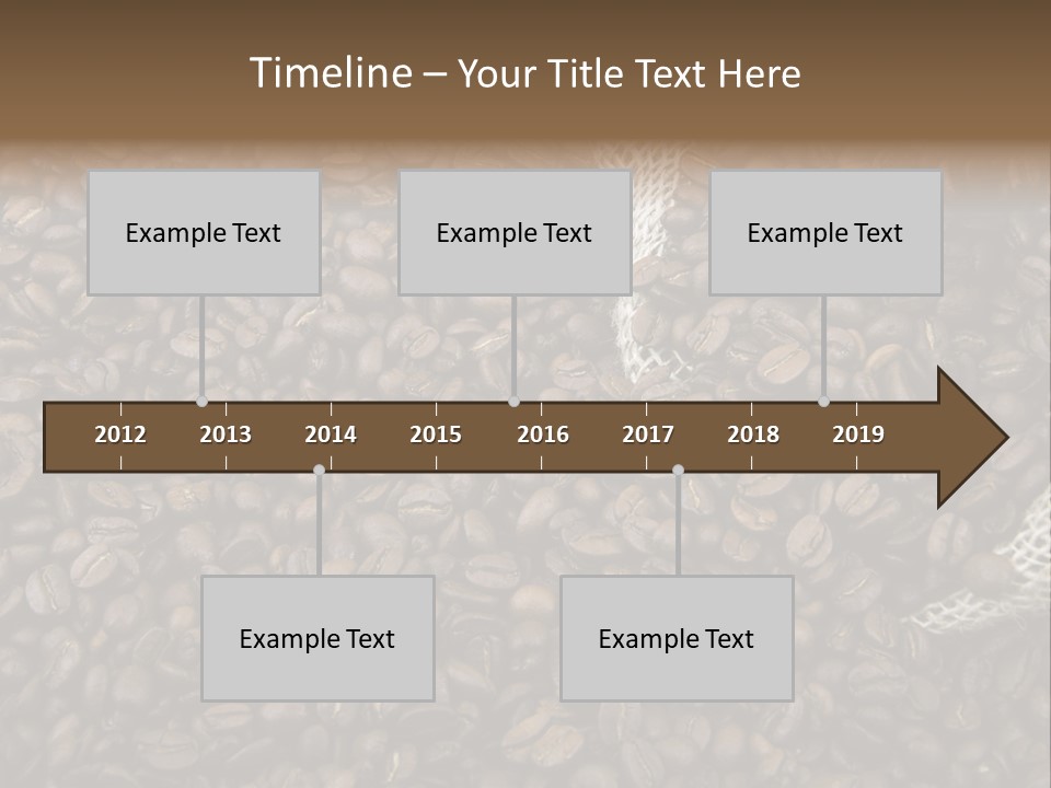 Coffee Beans Bag Roasted PowerPoint Template