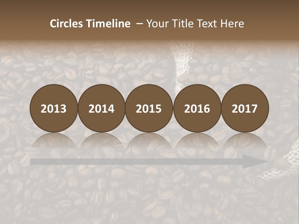 Coffee Beans Bag Roasted PowerPoint Template