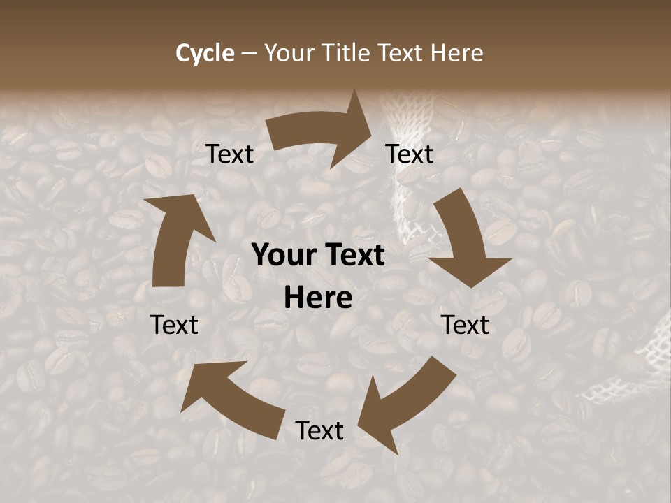 Coffee Beans Bag Roasted PowerPoint Template