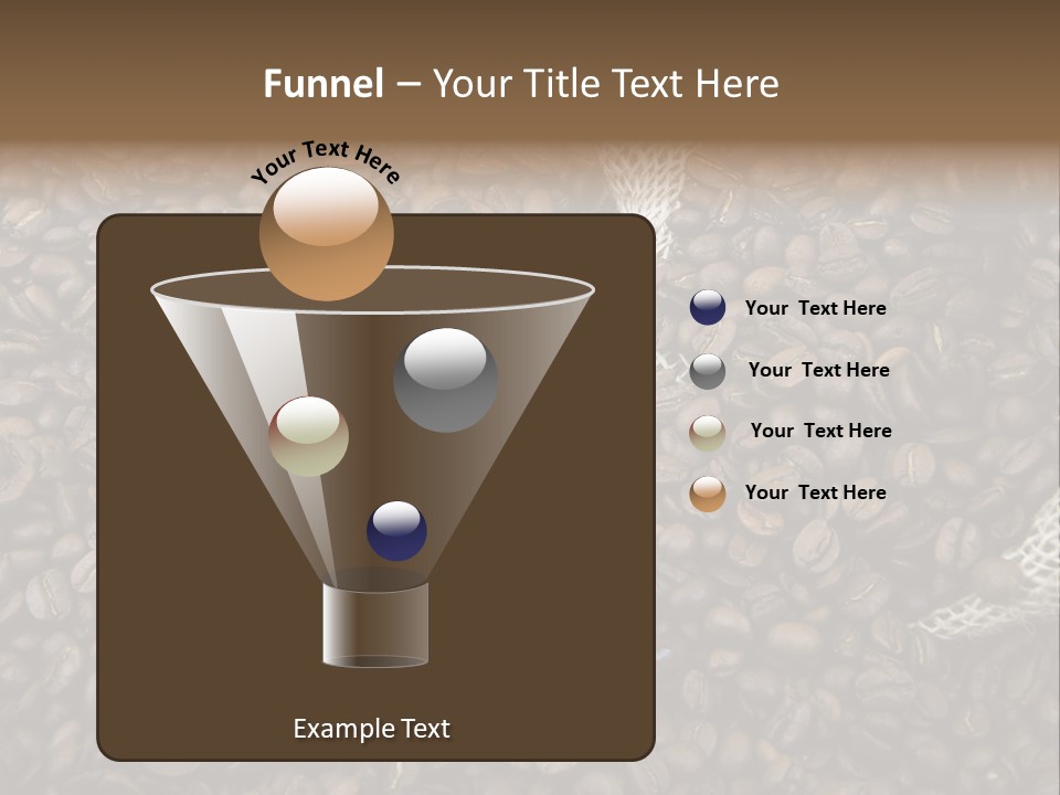 Coffee Beans Bag Roasted PowerPoint Template