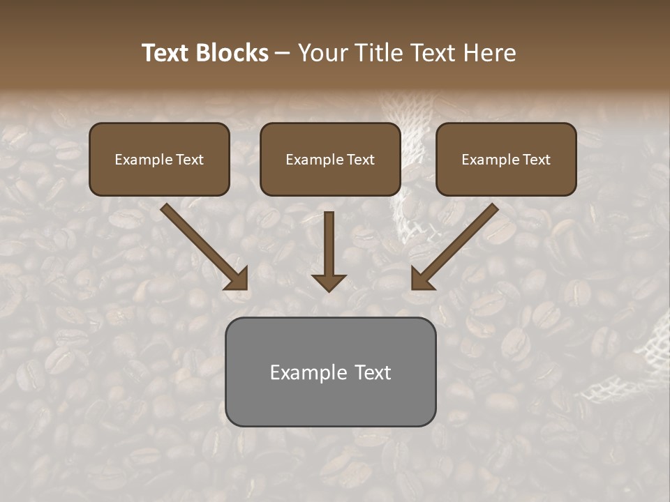 Coffee Beans Bag Roasted PowerPoint Template