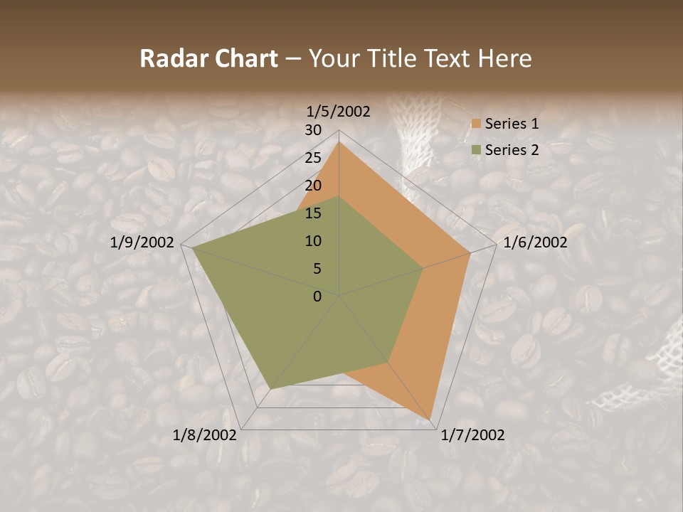 Coffee Beans Bag Roasted PowerPoint Template