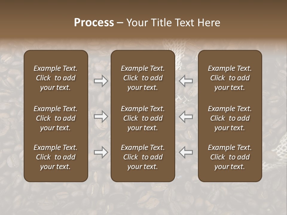 Coffee Beans Bag Roasted PowerPoint Template