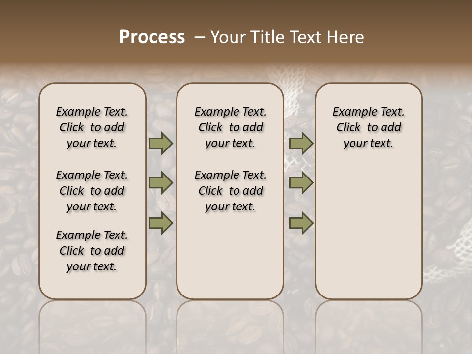 Coffee Beans Bag Roasted PowerPoint Template