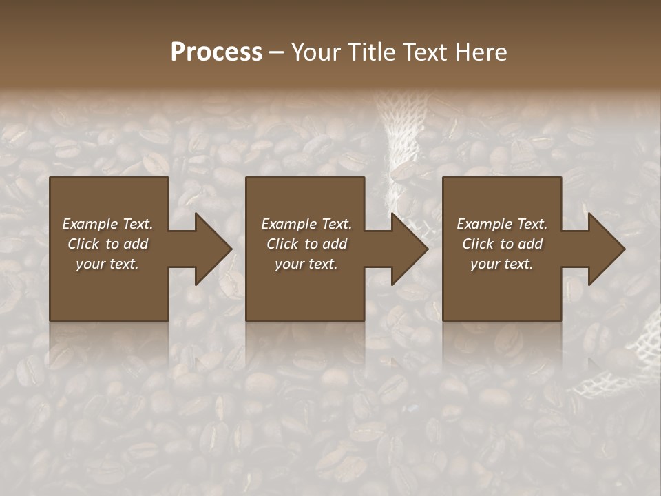 Coffee Beans Bag Roasted PowerPoint Template