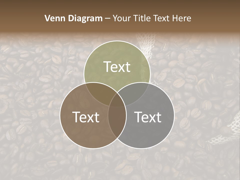 Coffee Beans Bag Roasted PowerPoint Template