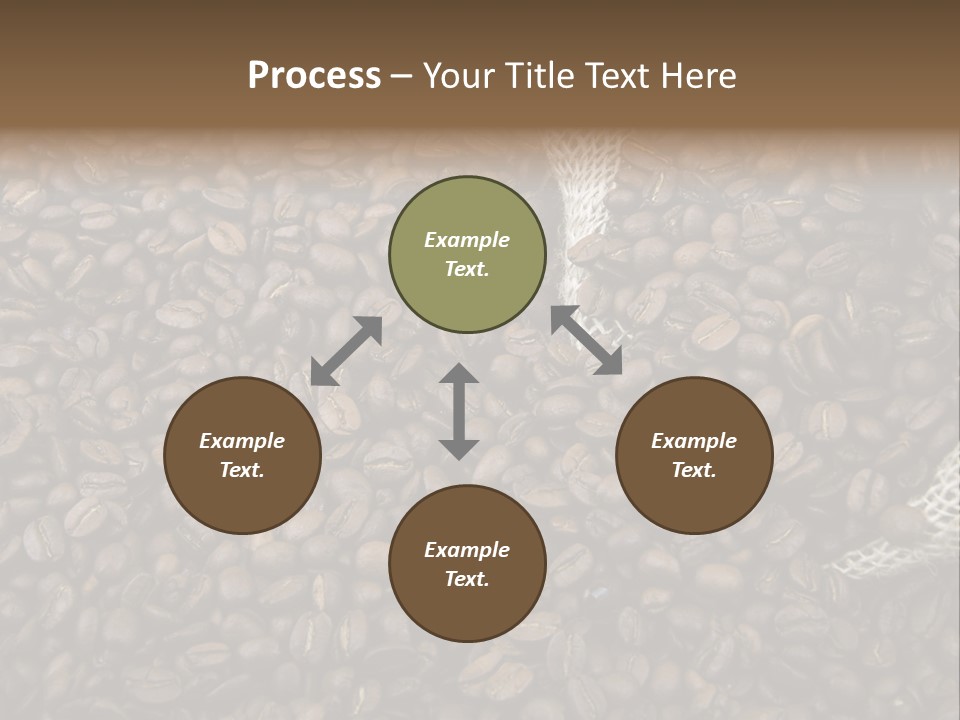 Coffee Beans Bag Roasted PowerPoint Template