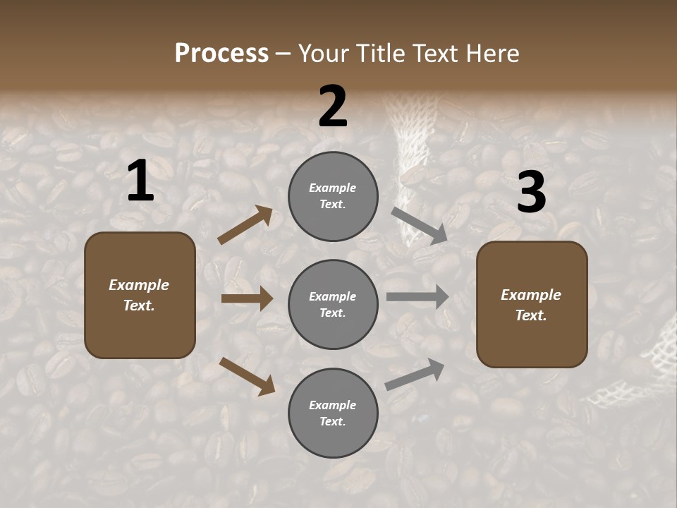 Coffee Beans Bag Roasted PowerPoint Template