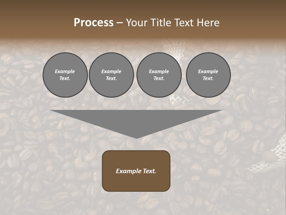 Coffee Beans Bag Roasted PowerPoint Template