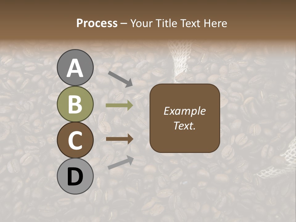 Coffee Beans Bag Roasted PowerPoint Template