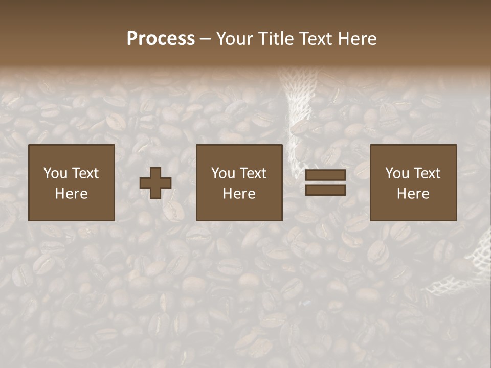 Coffee Beans Bag Roasted PowerPoint Template