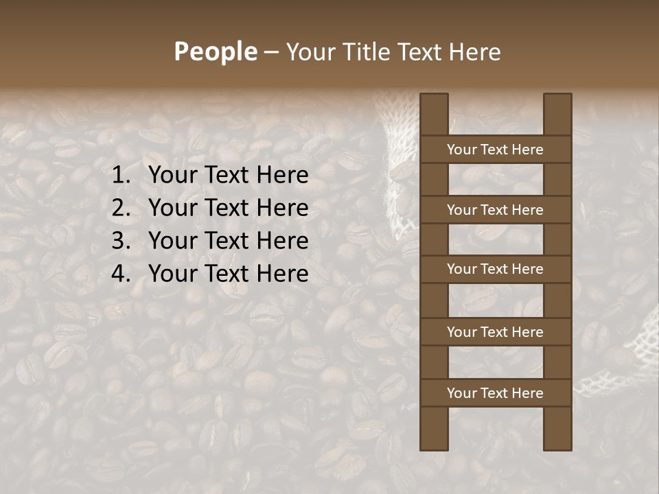 Coffee Beans Bag Roasted PowerPoint Template