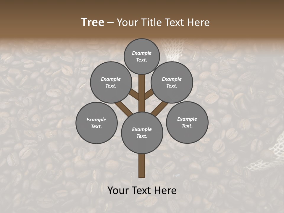 Coffee Beans Bag Roasted PowerPoint Template