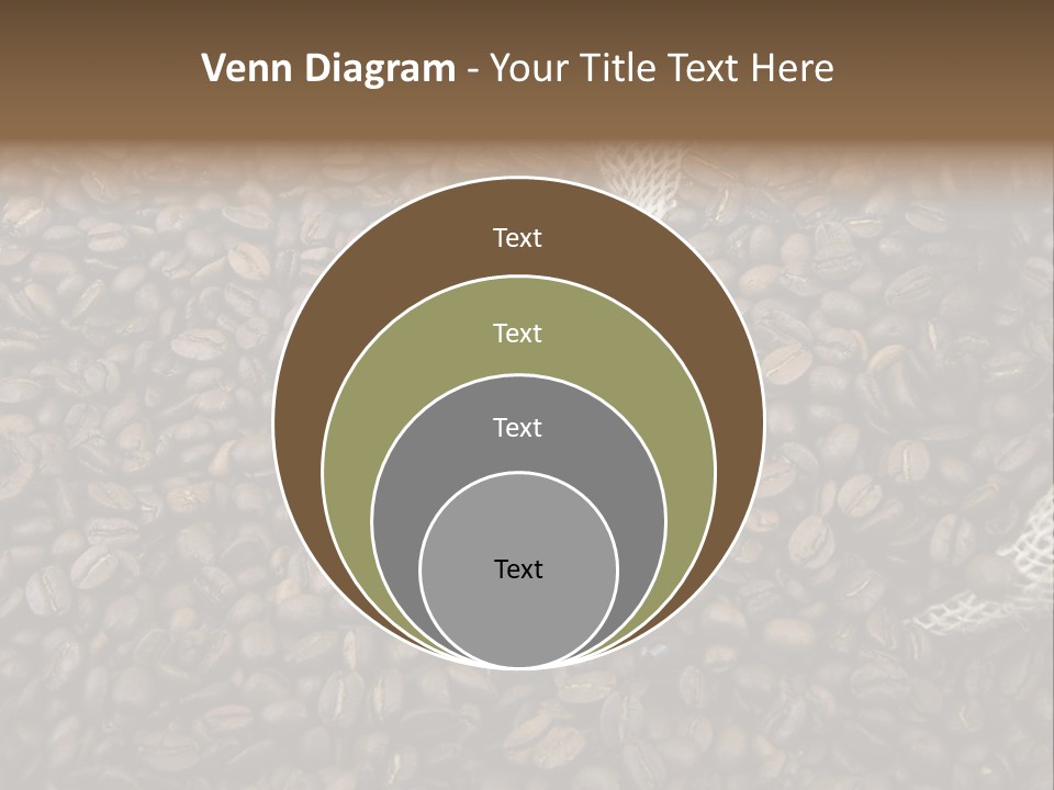 Coffee Beans Bag Roasted PowerPoint Template