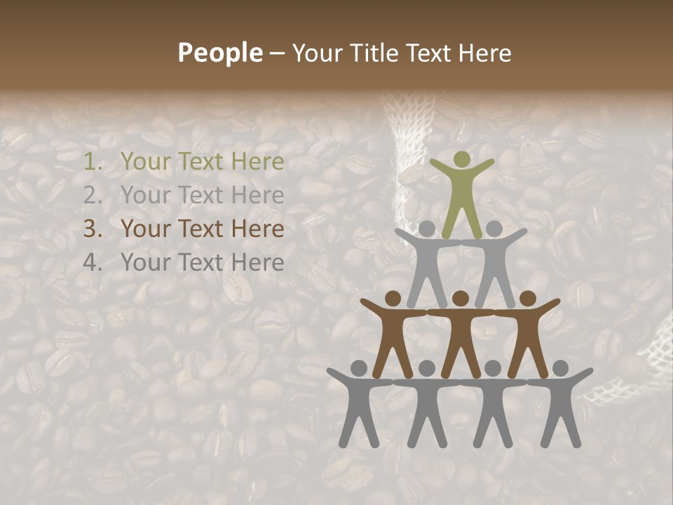 Coffee Beans Bag Roasted PowerPoint Template