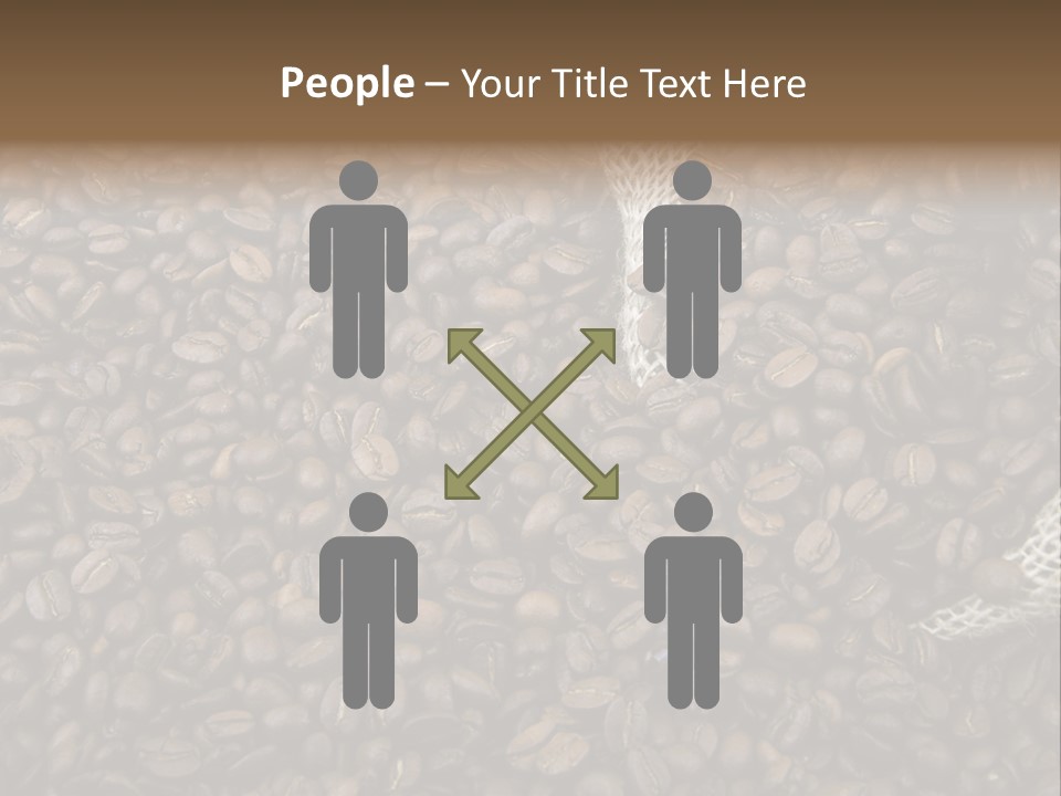 Coffee Beans Bag Roasted PowerPoint Template